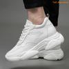 Sneakers Men Elevator Shoes Height Increase Shoes For Men Height Increase White Shoes Black Shoes 6-8 Cm Plus Size Women 36-44