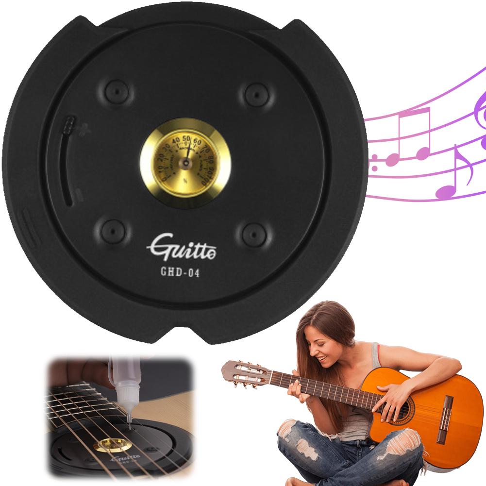Guitar Humidifier Acoustic Soundhole Cover with Hygrometer Folk Guitar Humidifier Guitar Sound Hole Cover Guitar Accessories