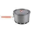 1.5 2.1L Outdoor Camping Traveling Hiking Heat Collection Pot Cooking Tableware