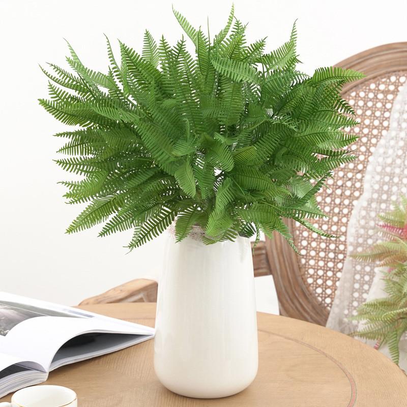 Fern Greenery Faux With Plastic Craft For Home Decor Garden Photography Props