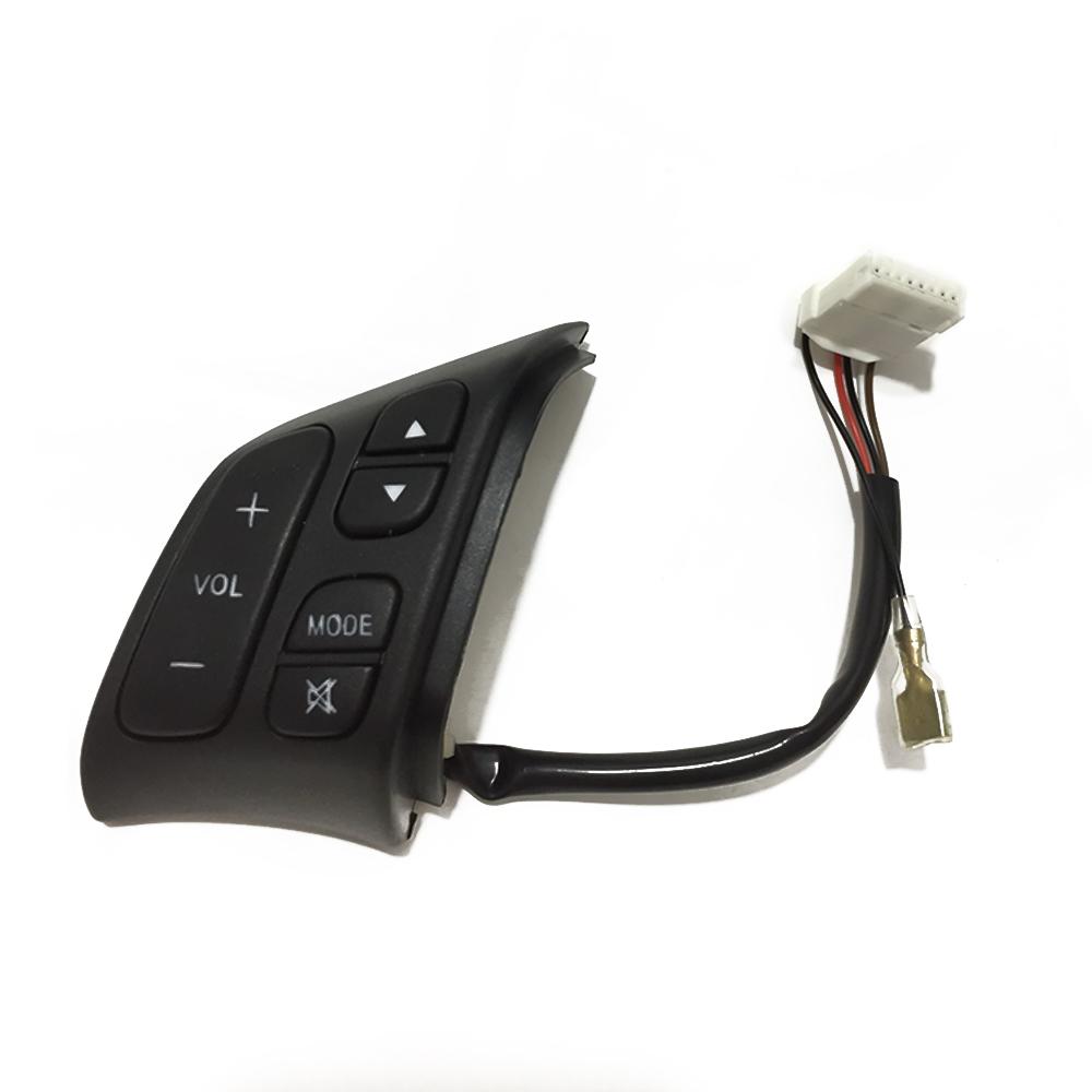 Red LED Multimedia Phone Voice Control Switch Radio Audio Volume Button For Mazda 6 GG 3 BK 5 CR 2003 2009 Upgrade Interior