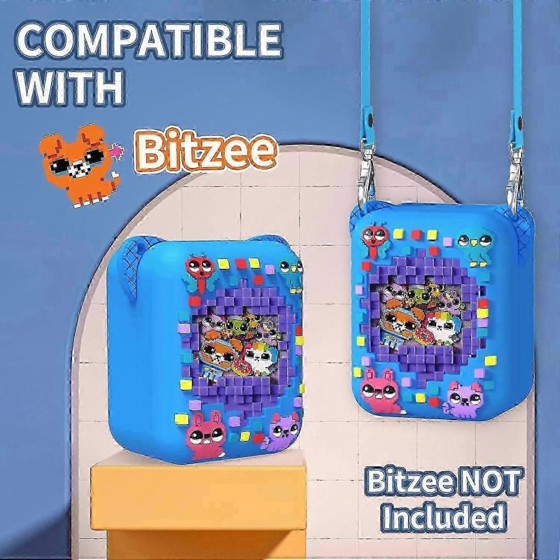 Bitzee Interactive Digital Pet Silicone Case with Lanyard - Protective Skin Sleeve for Virtual Electronic Pets