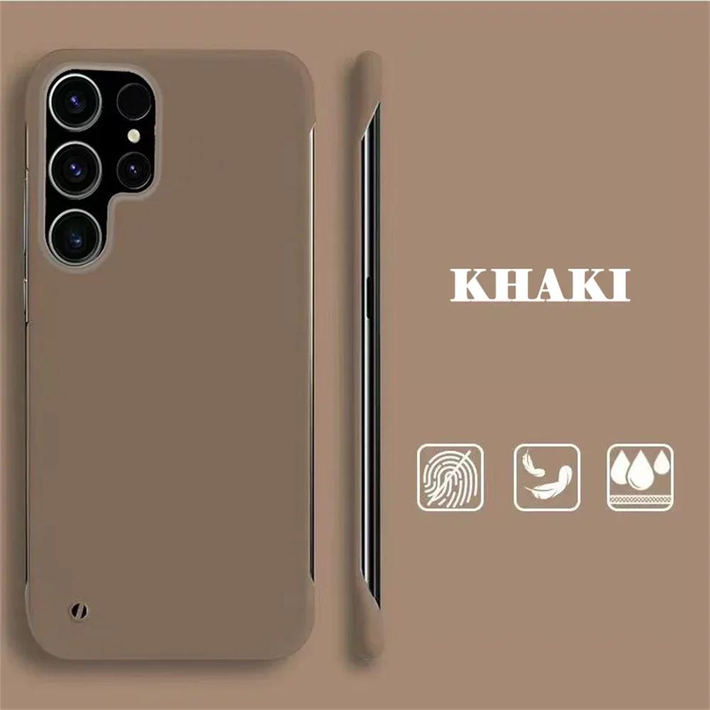 Funda Protectora de PC Duro Mate Colorida, Fina, Sin Marco, Antigolpes para Samsung Galaxy A56 A55 A15 A54 A34 5G 4G
