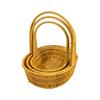 Portable Heart-Shaped PP Snack Basket Fruits Candies Office Desk Decor Small Medium Large Sizes
