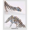 Multisize 3D Wooden Dinosaur Puzzles Children Animal DIY Model Handmade Intellectual Toy Board High Quality Christmas Gift