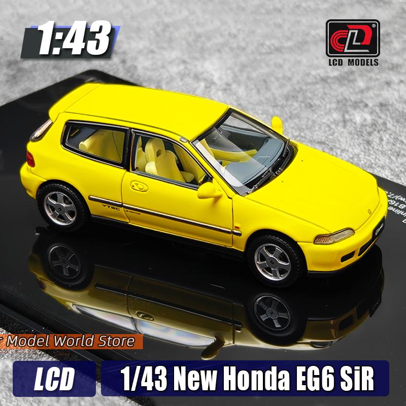 LCD CLD Diecast Model 1/43 New Honda EG6 SiR (SiRII) Alloy Car Model Static Display Collection Holiday Gift