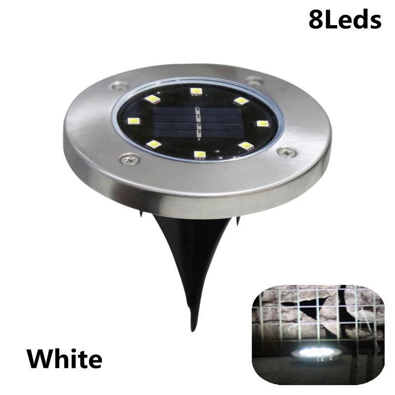 Solar Power Disk Licht Outdoor Garten Solar Unterirdischen Licht Deck Licht Scheinwerfer Begraben Solar Led Lampe Garten Decor