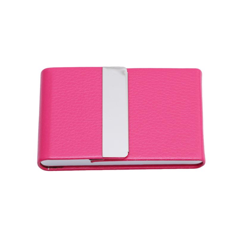 Dámské kreativní pouzdro na vizitky Přenosné pouzdro na jmenovky z PU