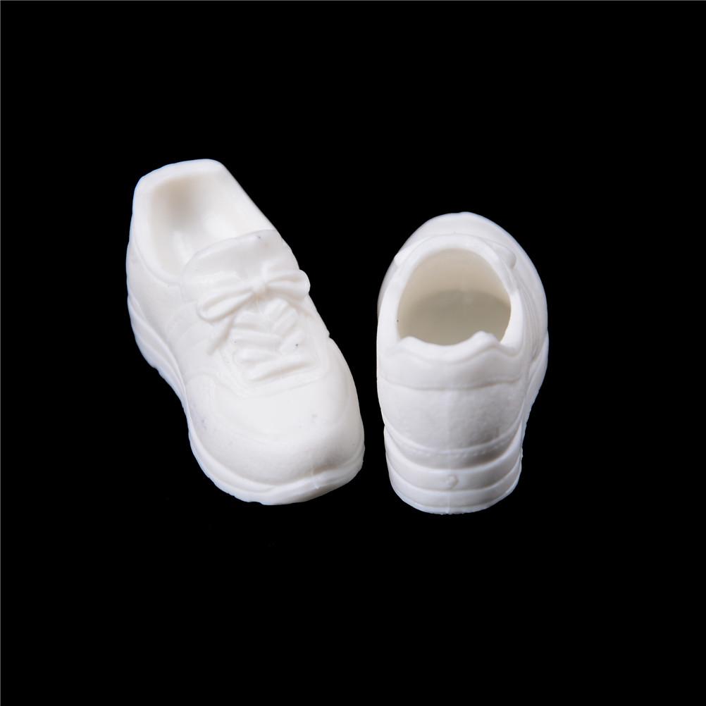 

One Pair Fashion Doll Shoes Sport White Shoes For Blyth Doll Suitable For Licca 1/6 Doll Azone 1/6 Doll, Blyth Doll