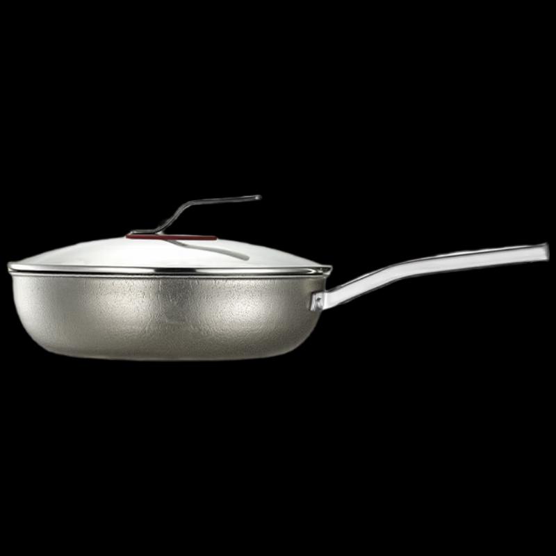Chu Da Huang 28cm Pure Titanium Non-Stick Wok