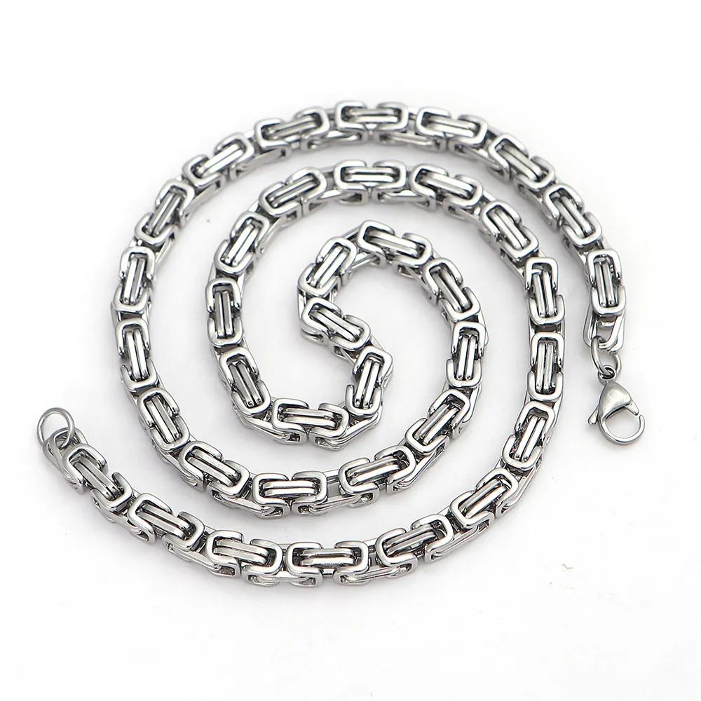 Domineering Men's Snake Head Wrist Bracelet Square Emperor Chain Zodiac Bracelet