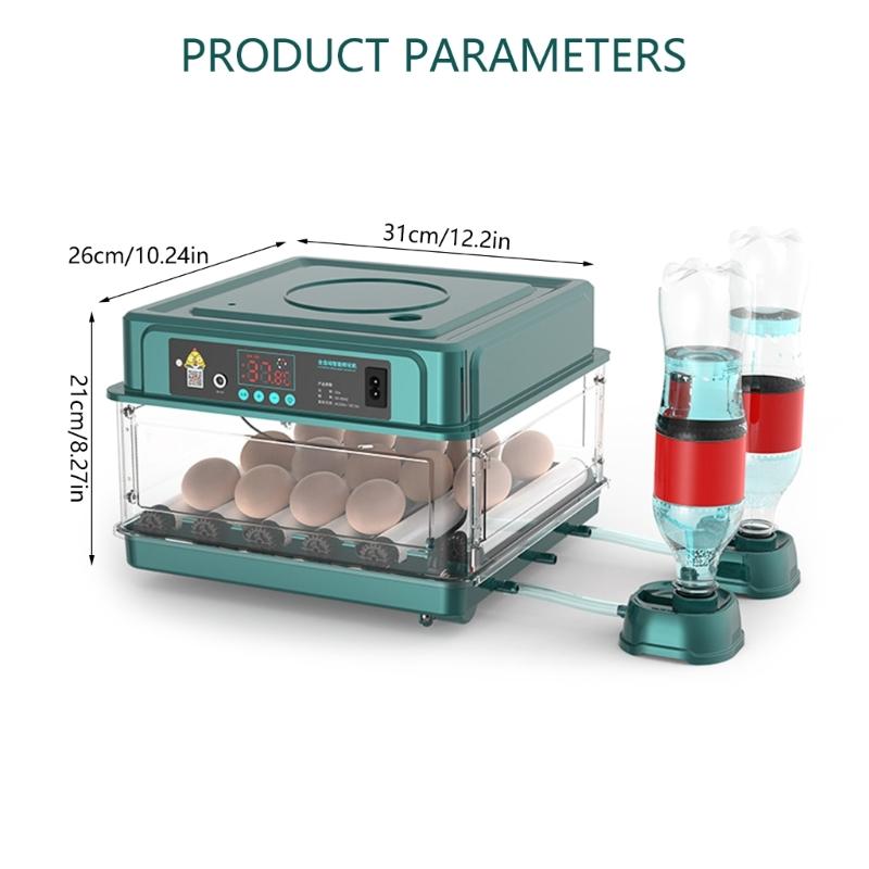 Automatic Eggs Turner Poultry Incubator Machine With External Water Refill And Easy Observation for Household Hatchery