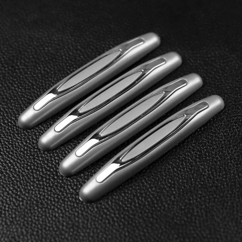 4/8/16Pcs Car Door Protector Guard Strip Scratch Protector Car Rubber Bumper Stickers Auto Door Edge Protection Car Decoration Interior Mirrors 6