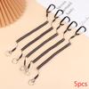 5Pcs Fishing Lanyards Fishing Tool/Pole Safety Coil Lanyard Retractable Wire Rope Buckle Fishing Anti-Lost Lanyard Rowing Rope