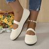 New Fashion Mom Casual Shoes for Ladies Women Flats Shoes Slip On Foldable Loafers for Women Square Toe Single Shoes Hollow Out