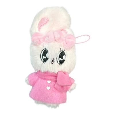 Esther Bunny Holiday Scarf Mascot, Approx. 15cm Plush Toy, Oshikatsu, Nuitousatsu (Cream Bunny)