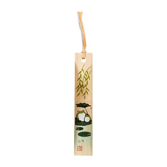 Yamasita craft Bamboo Bookmark Frog/Willow