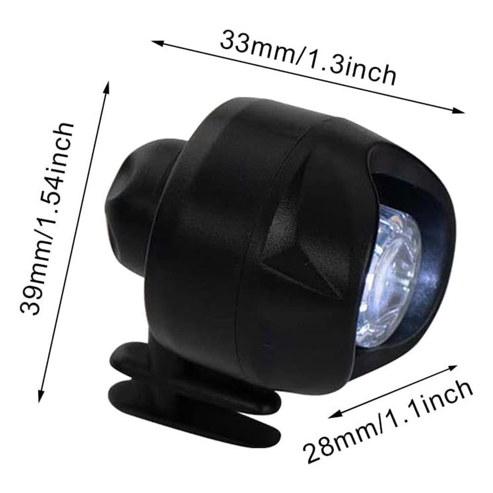 2pcs Headlights for Croc Shoes for Outdoor Running Hiking for Adults and Kids