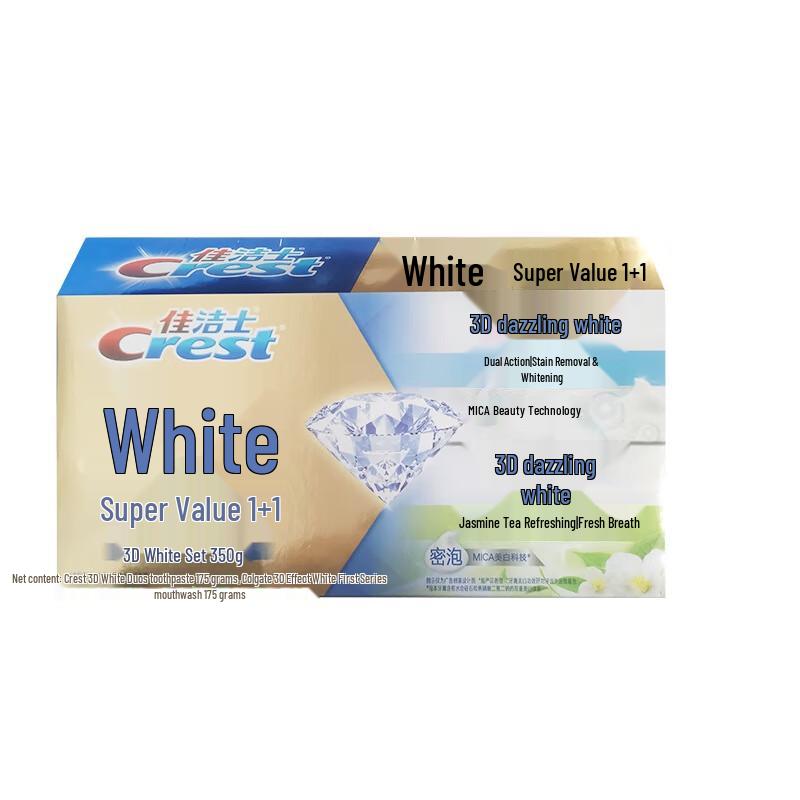 Crest 3D White Dual Effect Toothpaste