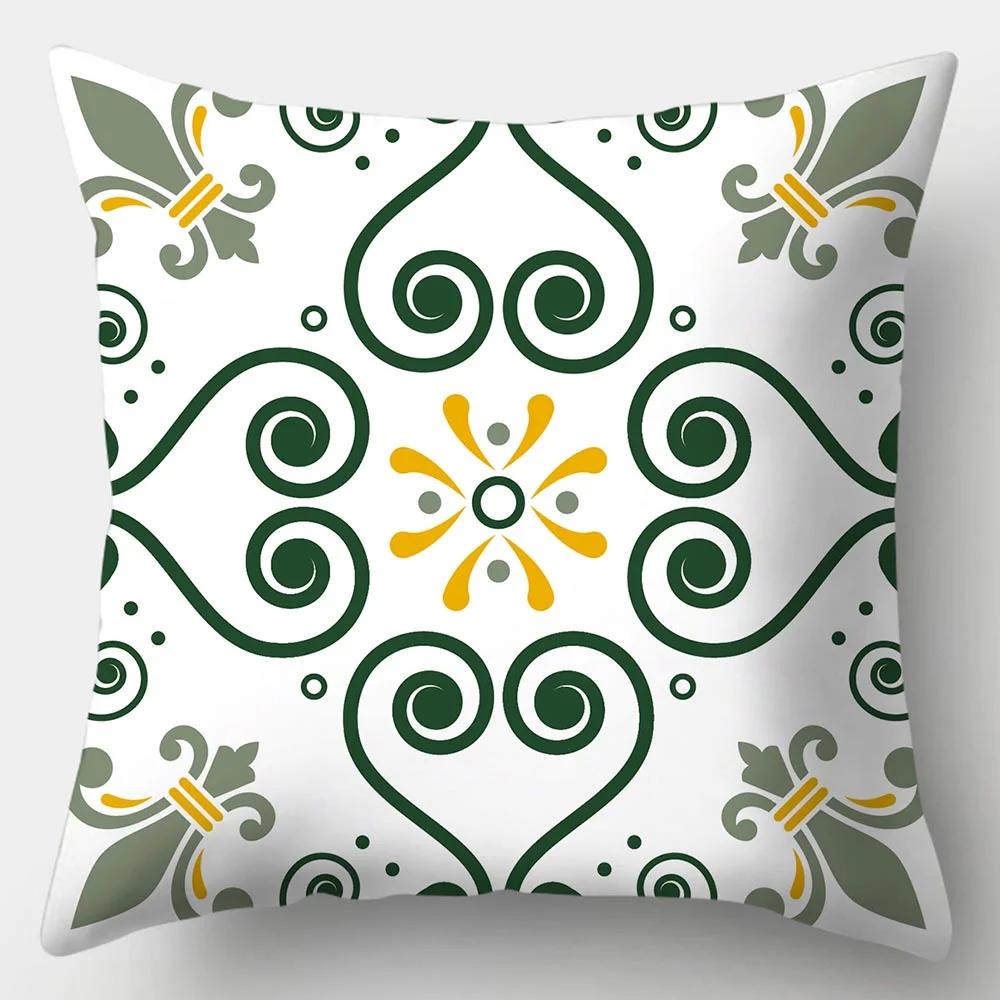 Juste De Coussin Série Vert Foncé Pour La Décoration Intérieure, Taie De Canapé, Jeté, Vêtements, Nouveau, 45cm X 45cm