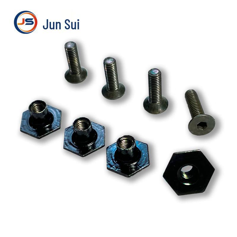 Helmet Screw and Nut Set with Wrench
