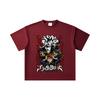 260 GSM Double Yarn 32 Count 100% Cotton Black Clover V9 Print Unisex Heavy Cotton T Shirt