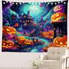 Black and White England Landmark Picnic Mat Hippie Trippy Tapestry Wall Art Meditation Decor for Bedroom Living Room Dorm, Red
