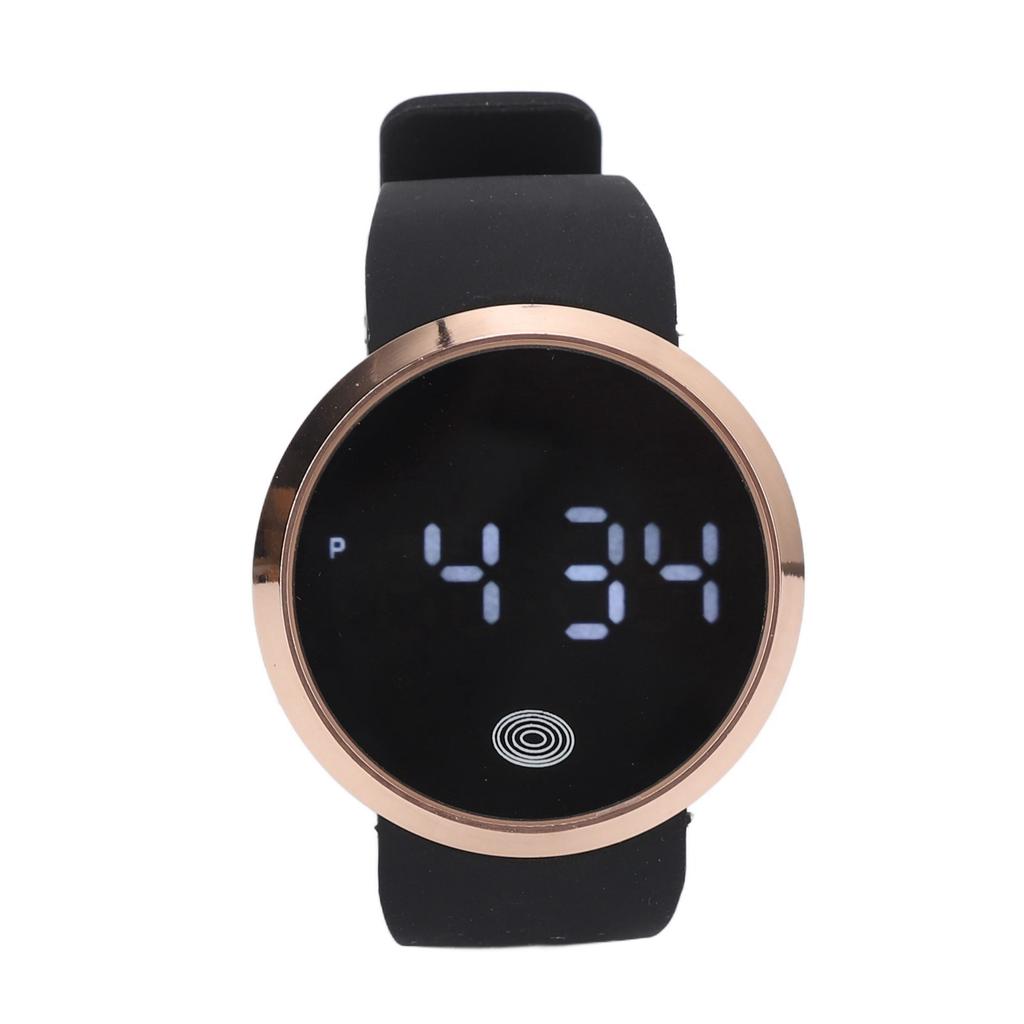 LED Watch Touch Screen Adjustable Waterproof Stylish Couple Watch for Leisure Sports Business