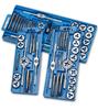 Hand Threading Tap & Die Set with Tapping Drill Bit and Wrench