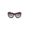 Doris Smoke Gradient Cat Eye Ladies Sunglasses Ft1112 01b 59