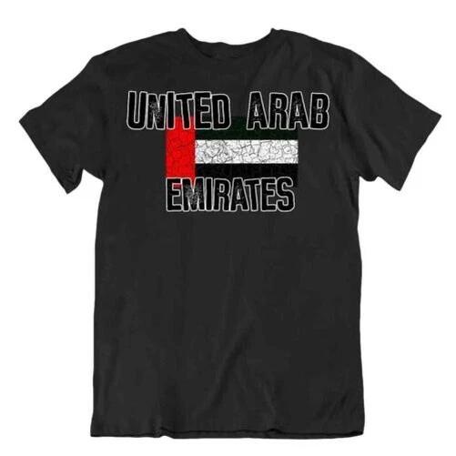 Flag T-Shirt United Arab Emirates Fashion Country Keepsake Gift Pide Logo 4XL