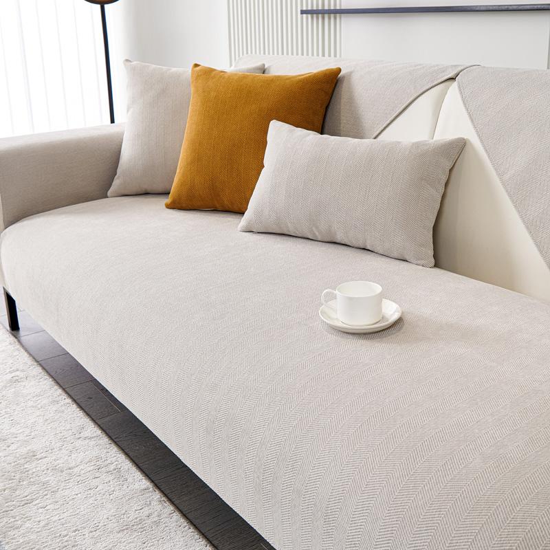 Tekstury Chenille narzuta na sofę uniwersalna antypoślizgowa narzuta na sofę ręcznik Sofa maty ochronne do dekoracji salonu poduszka na sofę