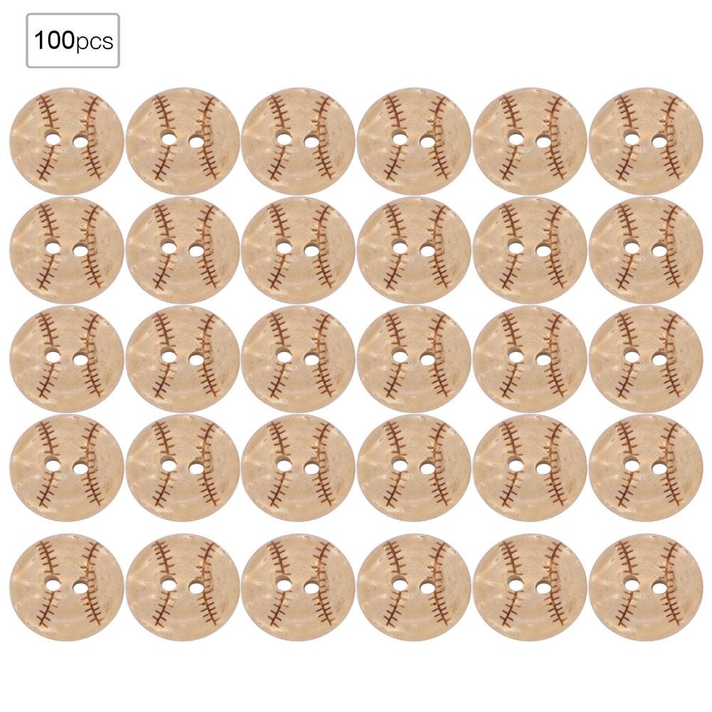 13mm 100pcs bag 4-Holes Round Buttons Sew Tools Accessories    Crafts   Wooden Button(226 13mm&nbsp;)