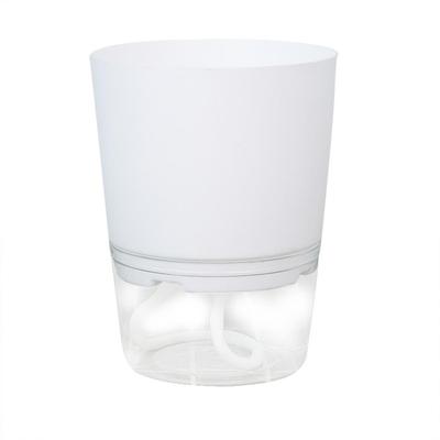Automatic Self Watering Flower Pot Double Layer Design Water Storage Planter for Office Home