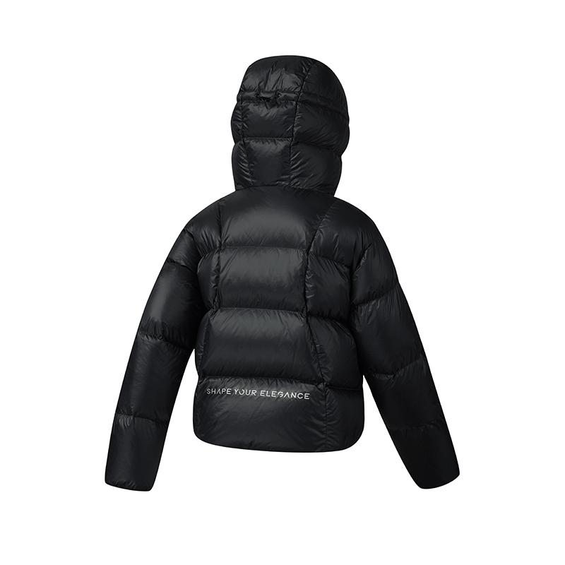 FILA Fitness Minimalist Personality Trendy Fashion Sports Casual Comfortable Versatile Warm Goose Down Jacket Women outerwear Deep-Black A11W541916FBK
