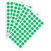 True-Ally 2400 Piece Green Color 12Mm (0.5 Inch) Round Dot Sticker Self Adhesive Labels Writable Surface For Kids Activi