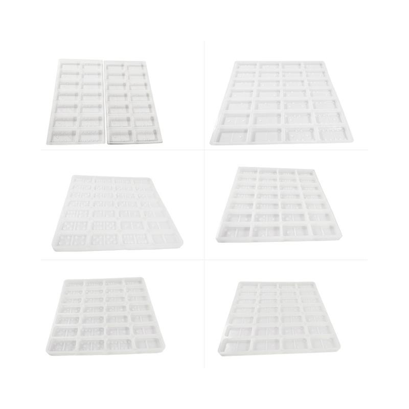 Domino Silicone Molds Jewelry Accessories Cabochons Board Charms DIY Fondant Cake Decor