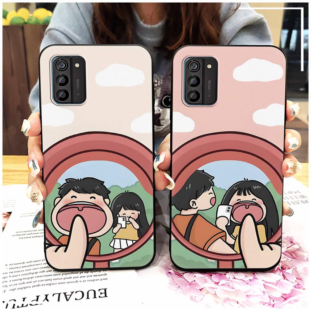Protective Cute Phone Case For Nokia G100 TPU Dirt-resistant Durable Graffiti Anti-dust Phone Pouch Back Cover Cartoon