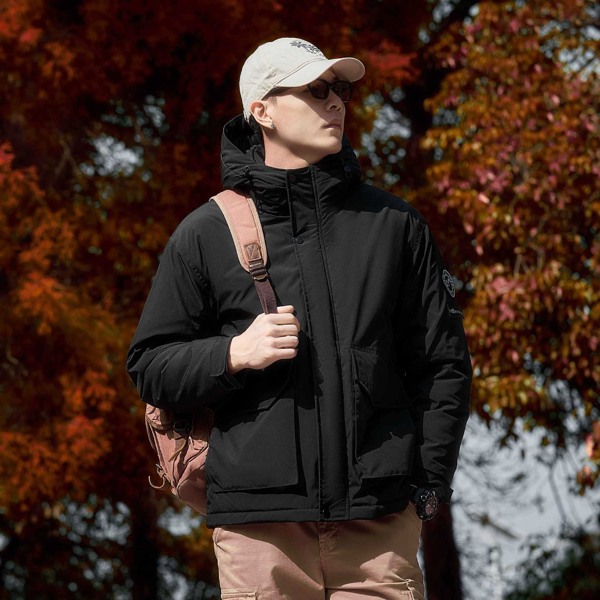 

Осенняя и зимняя хлопковая одежда мужская куртка для инструментов куртка нового года плюшевая утолщенная пуховая хлопковая подкладка мужская 5XL