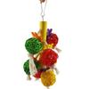 Birds Swing Toys, Parrots Chewing Hanging Perches with Bells Toys for Love Birds Budgie Macaws Cockatiels Parakeets African Grey