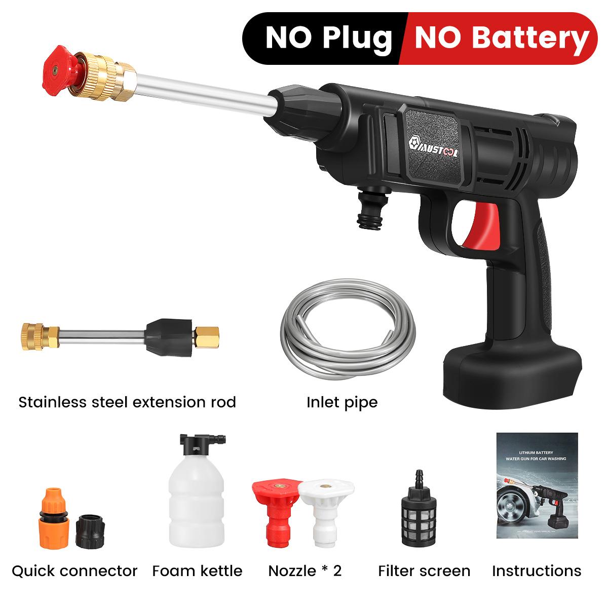 

300 Вт очиститель для мойки автомобиля, пистолет-распылитель, беспроводной электрический водяной пистолет высокого давления, пенная машина для Makita, аккумулятор 18 В