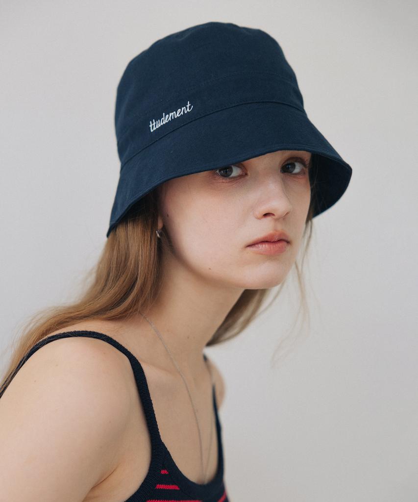 Tudument Cotton Bucket Hat Navy