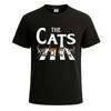 The Cats Abbey Road Shirt Funny Cat Lovers Mens T Shirt Funny Party Shirt Top