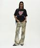 ADSB ANDERSSON BELL (Essential) Unisex Spray Washed Heart Message T-Shirt Atb1432U(Black)