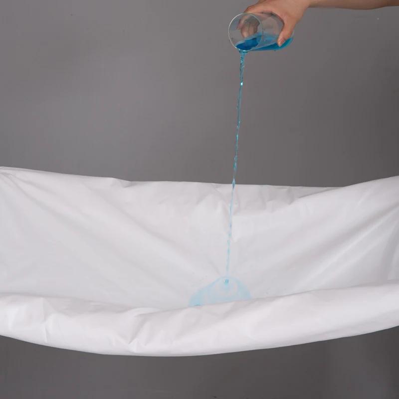 Wasserdichtes Spannbettlaken in Blindbox, Verfügbare Größen, Zufällige Farbe, Verdickt, Einfarbig gewaschene Baumwolle Einzelbettlaken Rutschfester Bettschutz