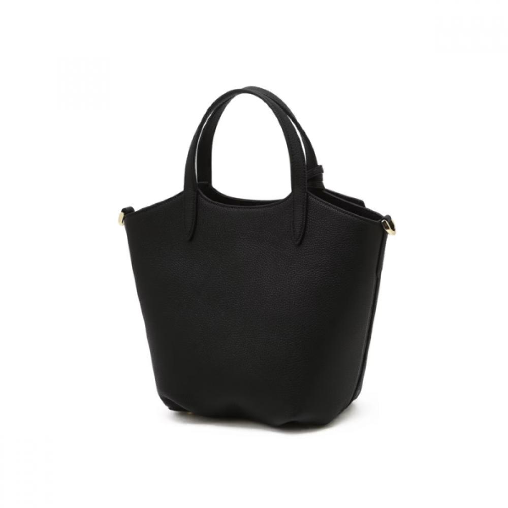 Daks Black Dd Logo Leather Tote Bag Dcba6e330bk