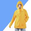 Men Women Hooded Isolation Protective Clothing Droplet  Color Coat Raincoat