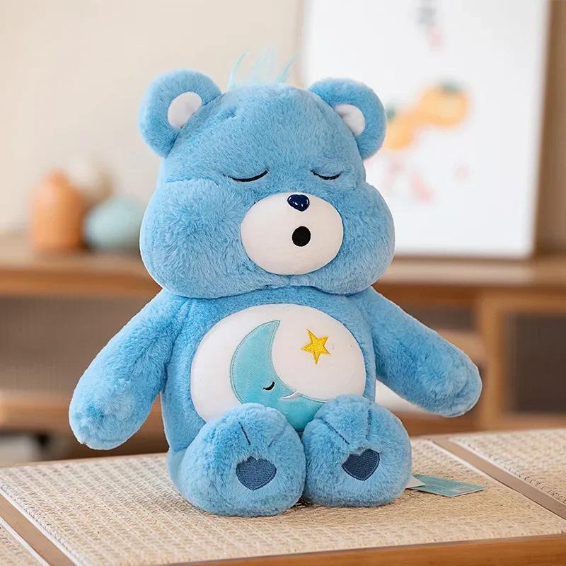 Anime Cartoon Care Bears Kawaii Birthday Plush Toy Japanese New Rainbow Bear Plush Doll Bedroom Pillow Ornament Doll Gift 45cm