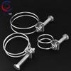Chuchang 304 Stainless Steel Double Wire Hose Clamps 10-Pack