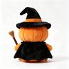 Halloween Pumpkin Wizard Plush Toy, Cute Stuffed Doll Gift for Kids, Fun Soft Toy